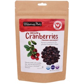 Wilderness Poets Oregon Cranberries (Sweetened with Apples) - Dried Cranberries, 8 Ounce (227 Grams)