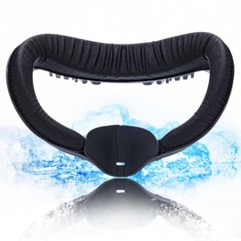 DESTEK Cooling Face Pad Compatible with Quest 2, Including Facial Interface and Removable Nose Guard - VR Accessories for Meta/Oculus Quest 2 - Face Cushion Face Cover Replacement