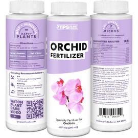 Orchid Plant Food for All Orchids and Acid Loving Houseplants, Promotes Growth and Blooms, Liquid Fertilizer 1 Gallon (128 oz)