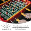 Kisangel 12pcs Foosball Screws Nuts Foosball Table Fastener Table Stability