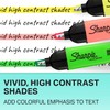 SHARPIE Clear View Resaltadores, punta de cincel, colores surtidos, 4