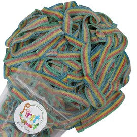 All Color Sour Gummy Belts (Rainbow, 2 LB)