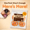A Freschi srl Afreschi Turkey Tendon Dog Treats, 10 oz Pretzel (for Large Breeds), Turkey Sourced from USA, All Natural Puppy Chew, Hypoallergenic, Rawhide Alternative