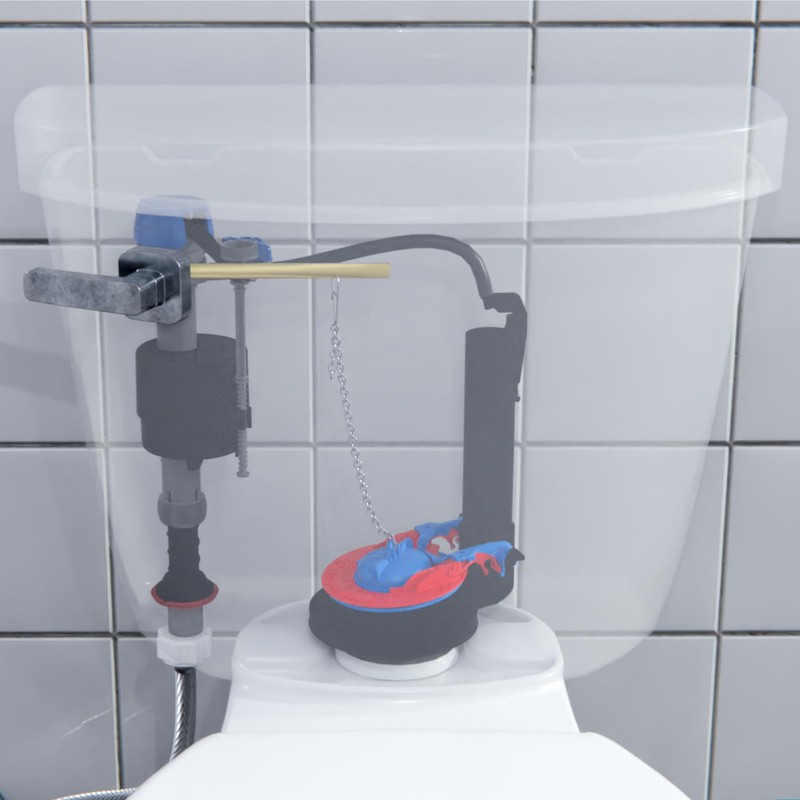 Fluidmaster 523A-009-T4 Super 2 in, or 3 in. Toilet Flapper,