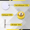 SPEEDWOX 5 Packs 1 Inches Hook and Loop Sanding Discs