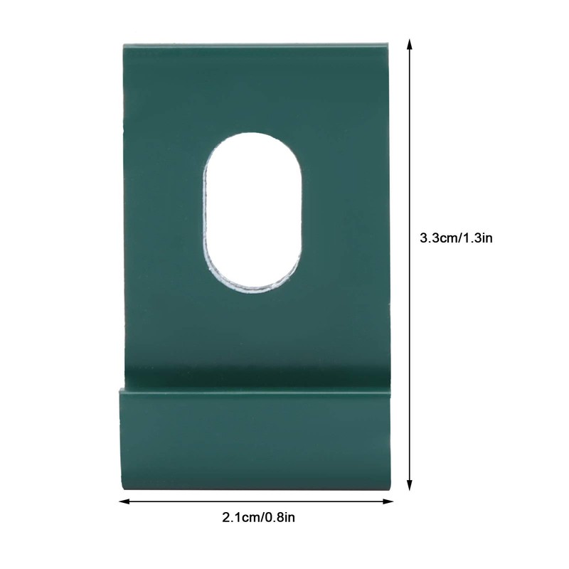 10Pcs Base Clips, Greenhouse Attaches Aluminium Fixings Hooks for Greenhouse