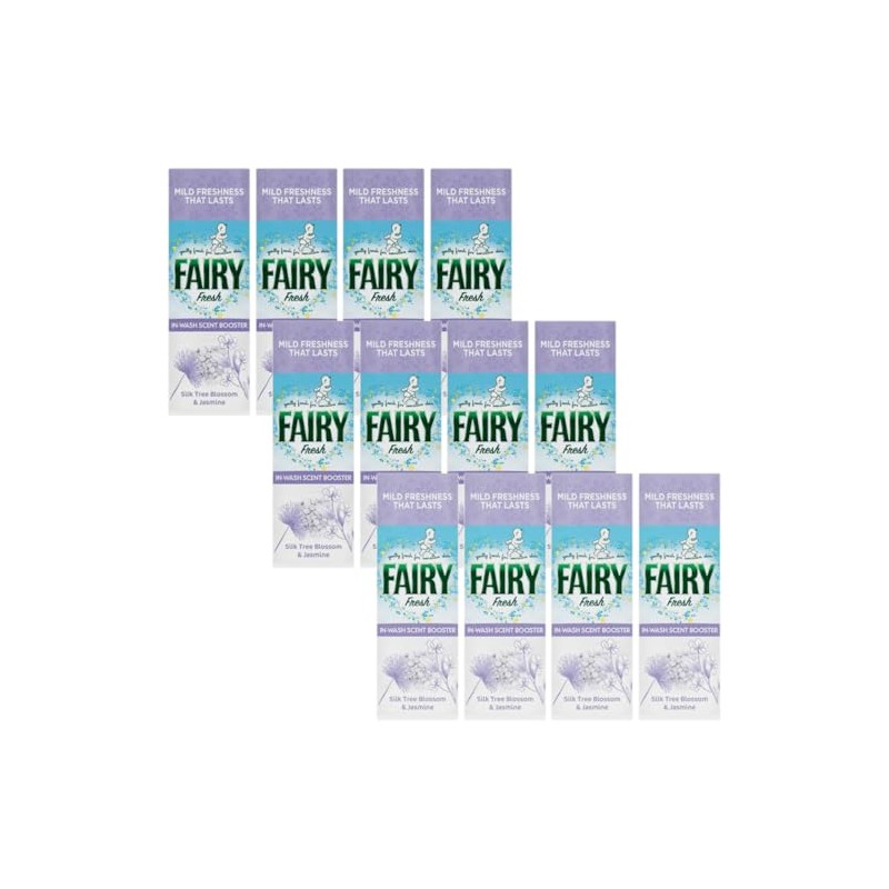 12x Fairy Fresh In-Wash Scent Booster - Silk Tree Blossom