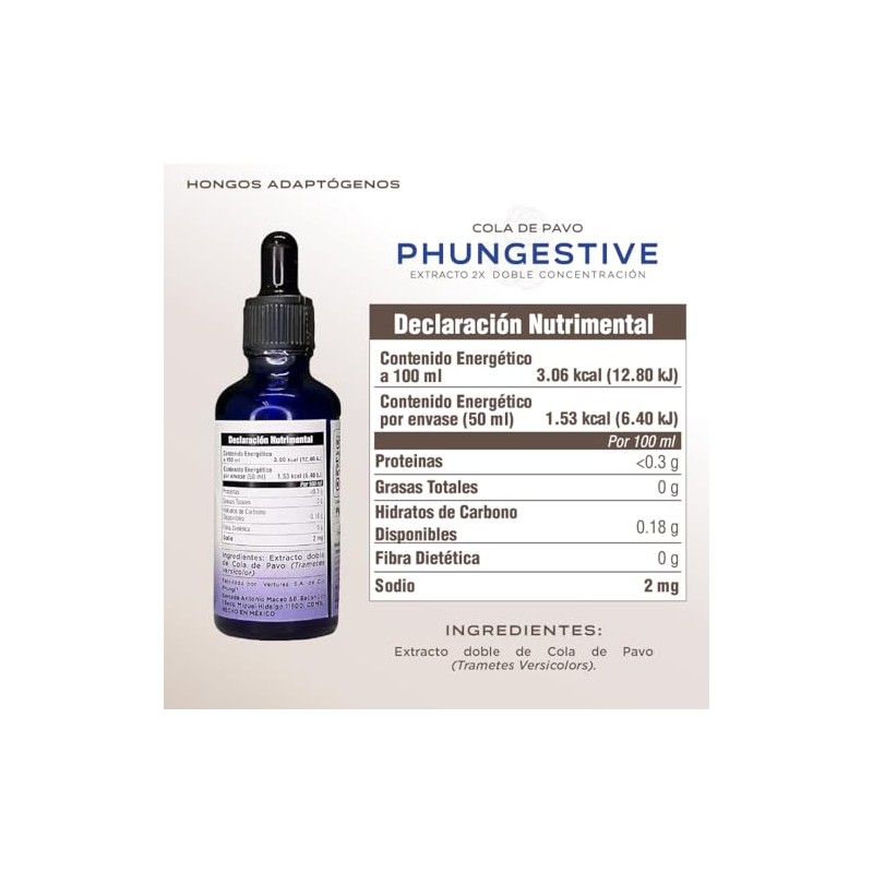 PHI FUNGI | Phungestive | Extracto de Cola de Pavo
