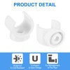 sourcing map 25 Pcs PEX Clips Pipe, 3/4 Inch PVC
