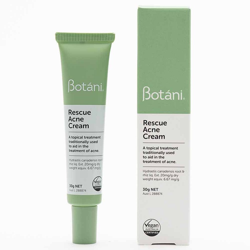 Botani Skin Care Rescue Acne Cream, 30g