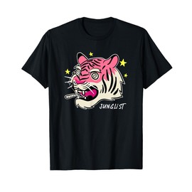 174 BPM DnB Music Junglist Tiger EDM Drum And Bass T-Shirt