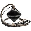 Keled Rocks Rhombus - Shungite Pendant - Double Corded Necklace