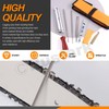Rustark 10Pcs Chainsaw Chain Sharpener File Kit, 5/32, 3/16, 7/32