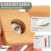 ASTREIN® | Magnetischer Schlüsselhalter | Messerhalter | Wandhalterung aus Holz