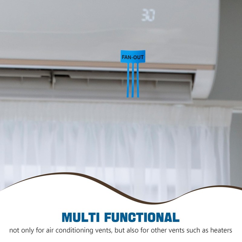 FUNOMOCYA Ir Conditioner Airflow Indicating Stickers 50 Pieces Self Adhesive