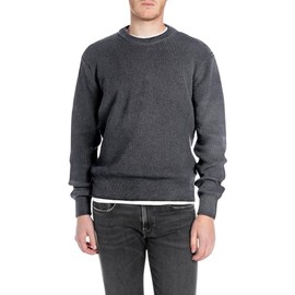 Replay Men's Uk4722 Pullover Sweater, 067 Night Blue, M