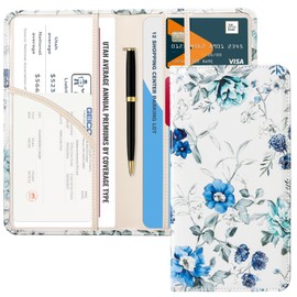 CoBak Car Registration and Insurance Holder - Vehicle Glove Box Car Organizer,Auto Truck Comparment Accessories Case with Magnetic Closure for Driver License,Cards