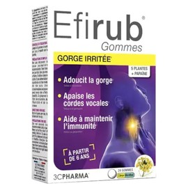 3C Pharma Efirub 24 Pcs Eraser Irritated Neck Eraser