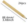 SZCXDKJ 24pcs Short Pencils Mini Wood Pencils Round Pencils Short