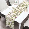 Buxiuer Wildflowers and Herb Spring Table Runner Floral Seasonal Summer