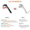 Snailax Cordless Handheld Back Massager with Heat,Deep Tissue Percussion Massager,