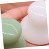 WOONEKY 1pc Jade Mushroom Scraping for Facial Massage White Jade