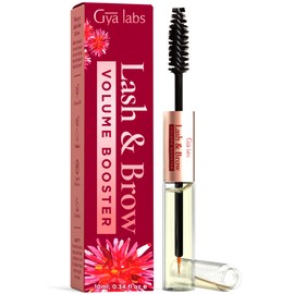 Gya Labs Lash and Brow Oil - 100% Pure Natual Organic Castor Oil Eyelash & Eyebrow Serum for Fuller-looking Lashes & Brows (0.34 Fl Oz)