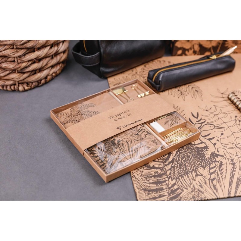 Clairefontaine 116046C Writing Set with Notebook 11 x 17 cm