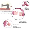 DOGWONG Cotton Dog Collar with Bow Pink Pet Collar Durable