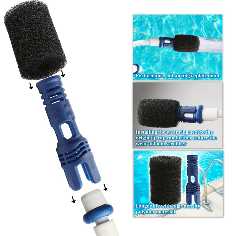 TOMLEND Tail Sweep Pro with Scrubber, Tail Sweep Pro TSP10S
