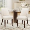 COLAMY Upholstered Dining Chairs Set of 2, Mid Century Modern