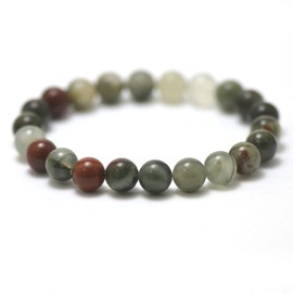 Miracles Minéraux 6 mm Round Beads, Bracelet, Natural Stone, French Craftsmanship Over 60 Choices, Wood