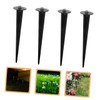 Abaodam 4Pcs Garden Ground Spikes for Outdoor Stake Lights Durable