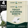 Lucent Globe Toilet Cleaning Sheets - Tough on Dirt &