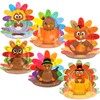 ceiba tree Thanksgiving Paper Plates Turkey Shaped Disposable Dinnerware Party