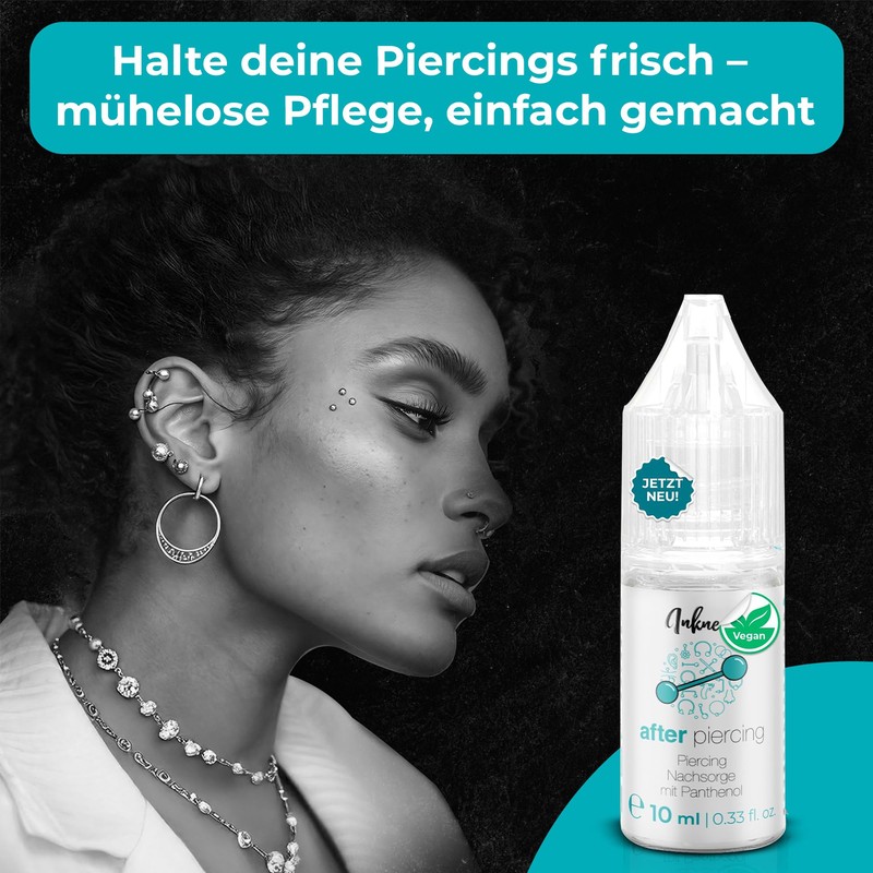 Inkness 3 x After Piercing Care Lotion 10 ml Set