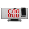 Projection Digital Alarm Clock USB Charging Automatic Dimming LED Mirror