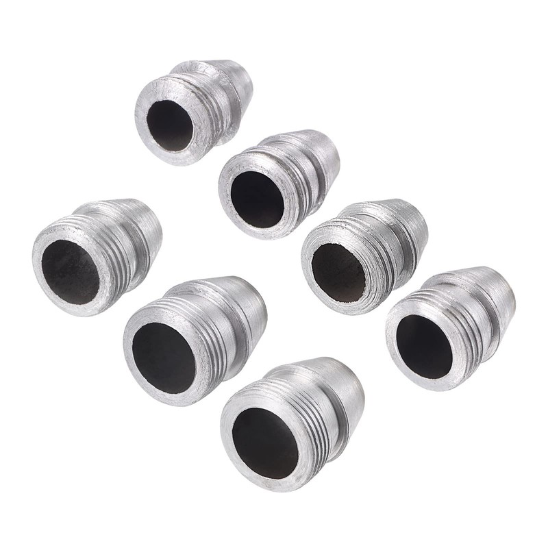 sourcing map 7-Piece Round Steel Handle Wedges Set for Axe