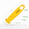 T TOVIA Safety Box Cutter Knife of Recessed Concealed Stainless