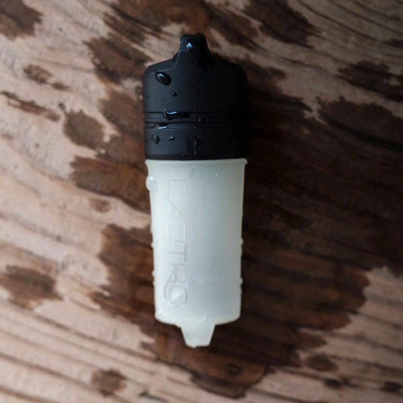 Exotac fireSLEEVE Ruggedized Waterproof Lighter Case - Glow in the