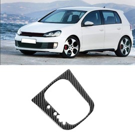 Switch Panel Trim Panel Trim Qiilu Carbon Switch Panel Cover Strip Switch Panel Decoration for 2008-2012(B Type)