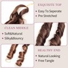 French Curly Braiding Hair Pre Stretched Loose Wavy Braiding Hair