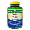 Spring Valley Calcium+Magnesium+Zinc+VitaminaD3 250 Caplets 1000mg Ca, 400mg Mg, 15mg