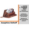 Josephine Osthoff Bremen Compact Genuine Leather Wallet with RFID Protection,