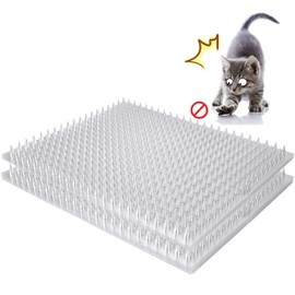 Aocoray 14 Pack Cat Deterrent Outdoor/Indoor Scat Mat, Pet Deterrent Training Mats, Keep Cats/Dogs Away Plastic Mats with Spikes, 23 Sq.ft, 16 x 13 Inches
