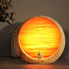 mamre Golden Sunset Lamp Gifts Idea for Anniversary Valentine’s Birthday Mother's Day Home Decoration Unique Table Lamp Gift