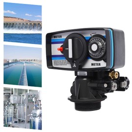 Water Softener Control Valve, Time Type Digital Control Valve, Digital Metered Timer Valve Water Softener, Whole House Water Softener Control Valve with Display and Water Distributor
