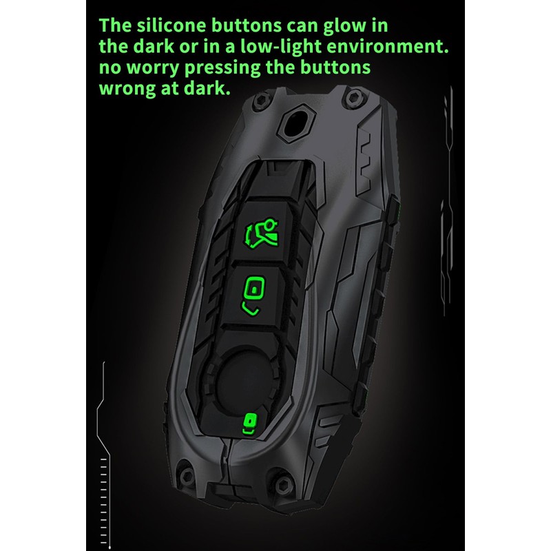 BFDDPPM Heavy Metal Key Fob Cover Case Protector Suitable for