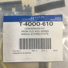 Johnson Controls T-4000-610 Pneumatic Thermostat Kit, Single
