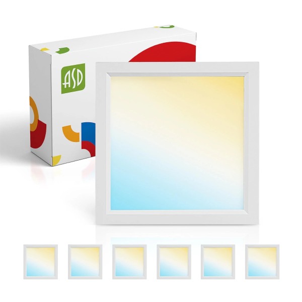 ASD LED 5 Inch Square Flush Mount Ceiling Light Fixture